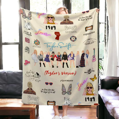 Nap Blanket for Travel and Home Office Use - Swiftmas Design