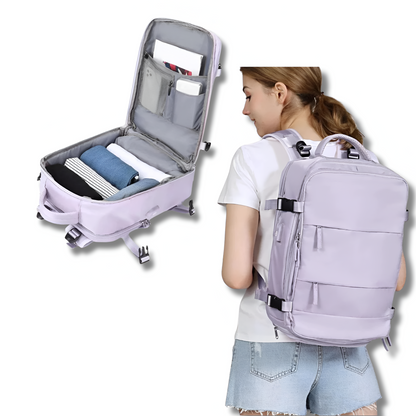 Travel Bag Featuring Integrated USB Charging Port