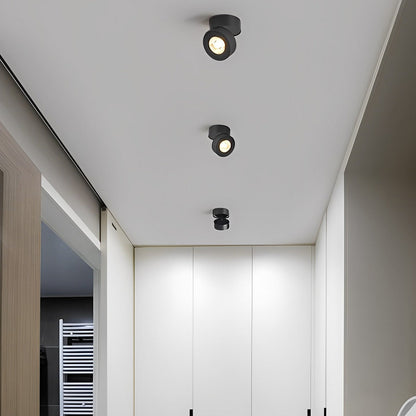 Round LED Spotlight with Adjustable Design