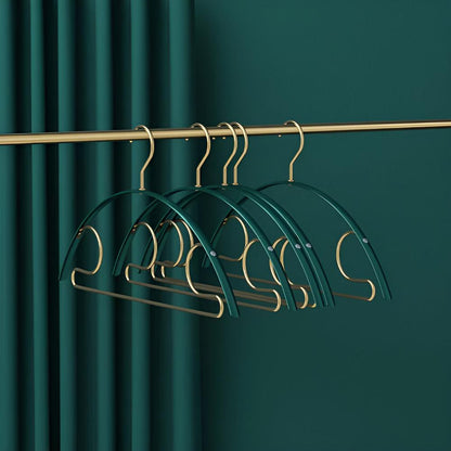 Elegant Aluminum Wardrobe Hangers | Set of 5