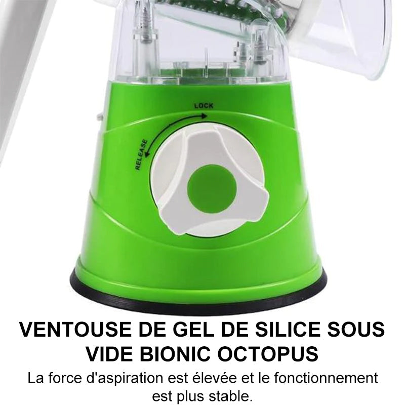 Rotary Grater and Vegetable Slicer - 3-in-1 Kitchen Tool
