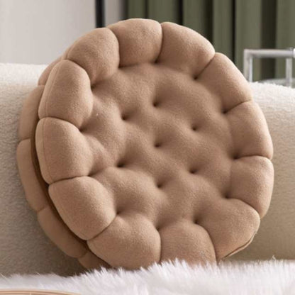 Cozy Biscuit-Themed Lounge Cushion
