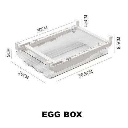 Space-Saving Refrigerator Drawer Organizer