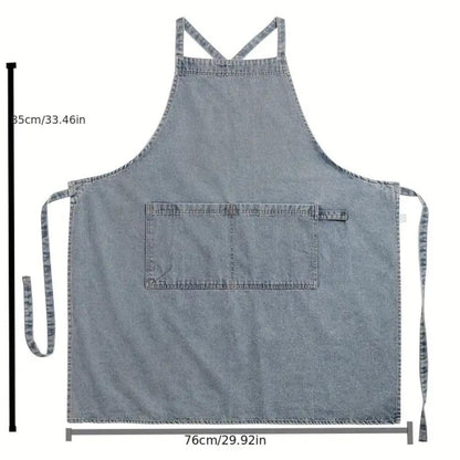 Classic Cotton Denim Work Apron for All Tasks