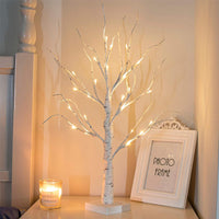 Birch tree lamp