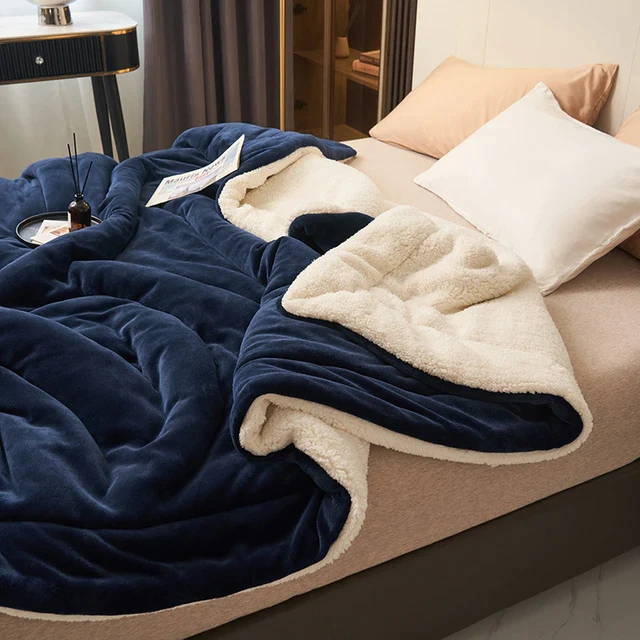 Cozy Plush Fleece Winter Blanket for Warmth and Comfort