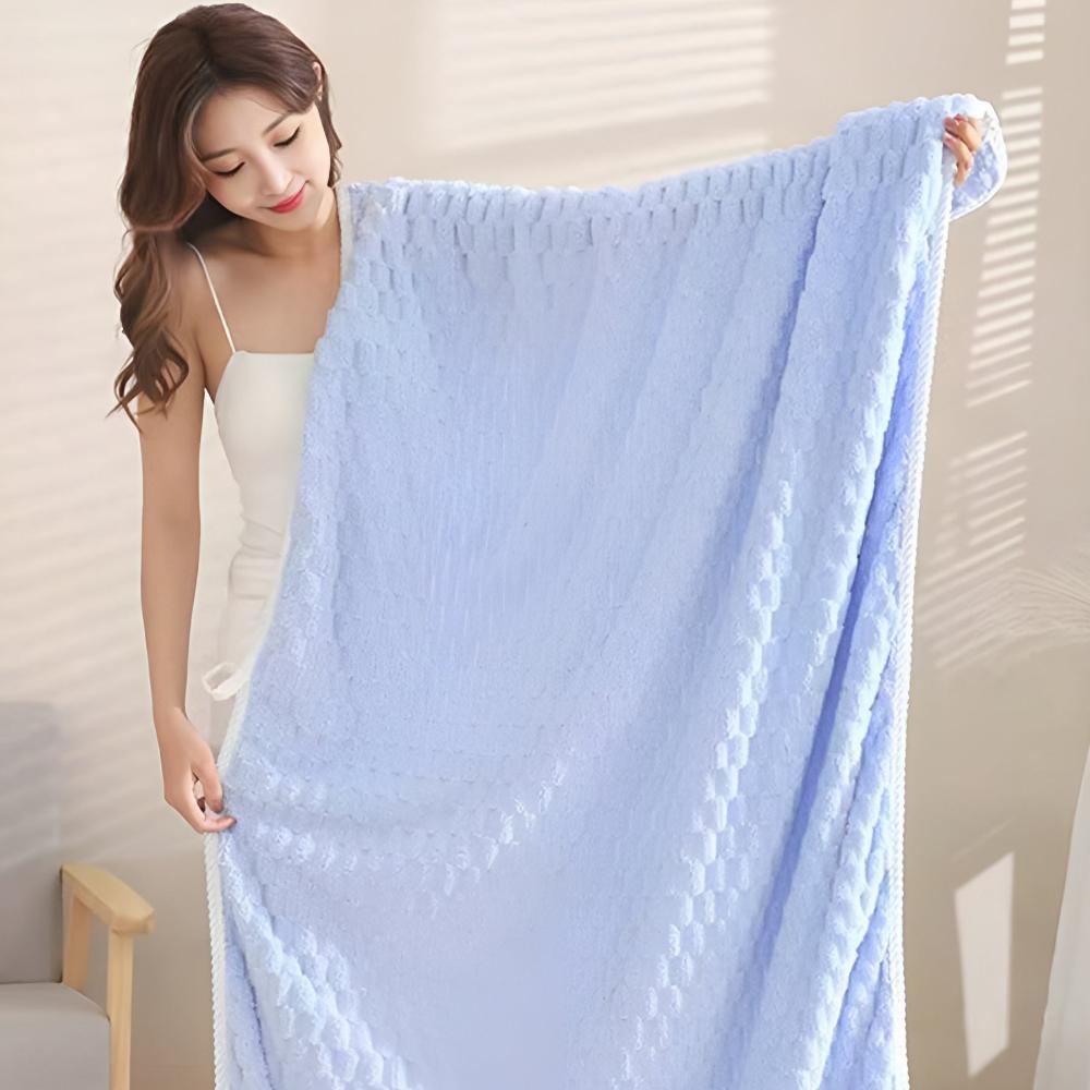 Luxurious Fleece Bath Towel Set - 2 Piece Collection