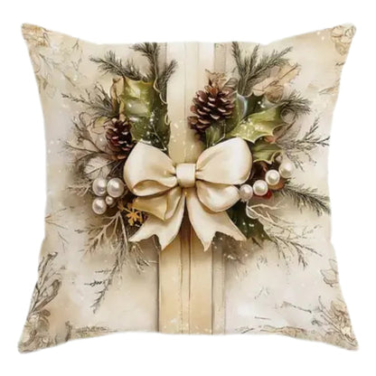 Luxurious Holiday Velvet Cushion Covers for Festive Cheer