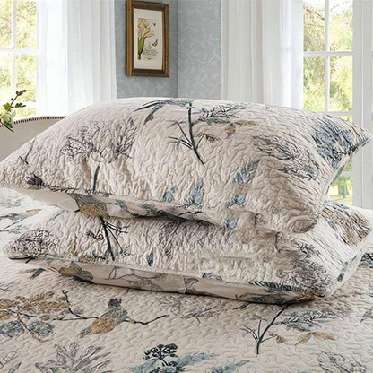Chic Floral Bed Cover Set for Year-Round Comfort