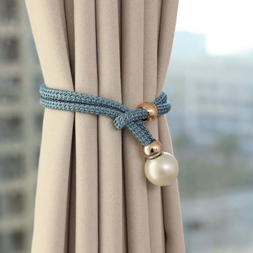 Chic Pearl Curtain Holdbacks | Set of 2