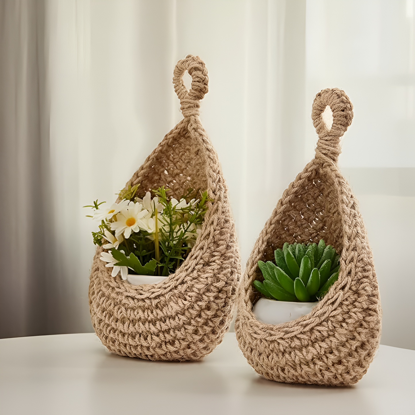 Stylish Eco-Friendly Hanging Storage Basket