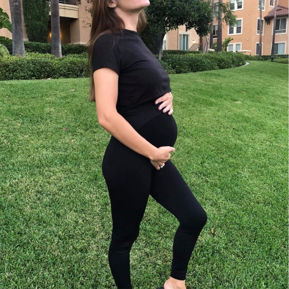 Comfort Fit Maternity Leggings for Active Moms