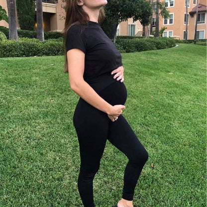 Comfort Fit Maternity Leggings for Active Moms