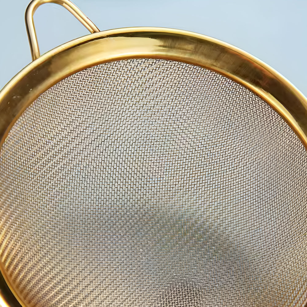 Sophisticated Stainless Steel Mesh Strainer Set