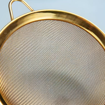 Sophisticated Stainless Steel Mesh Strainer Set