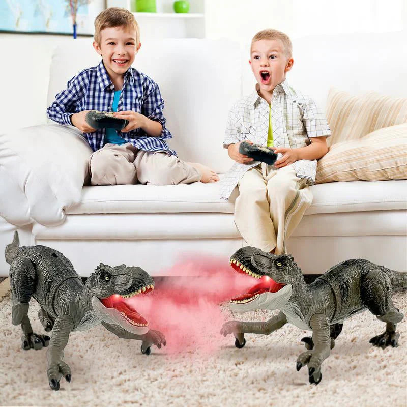 Remote-Controlled Dinosaur with Mist Spray Feature