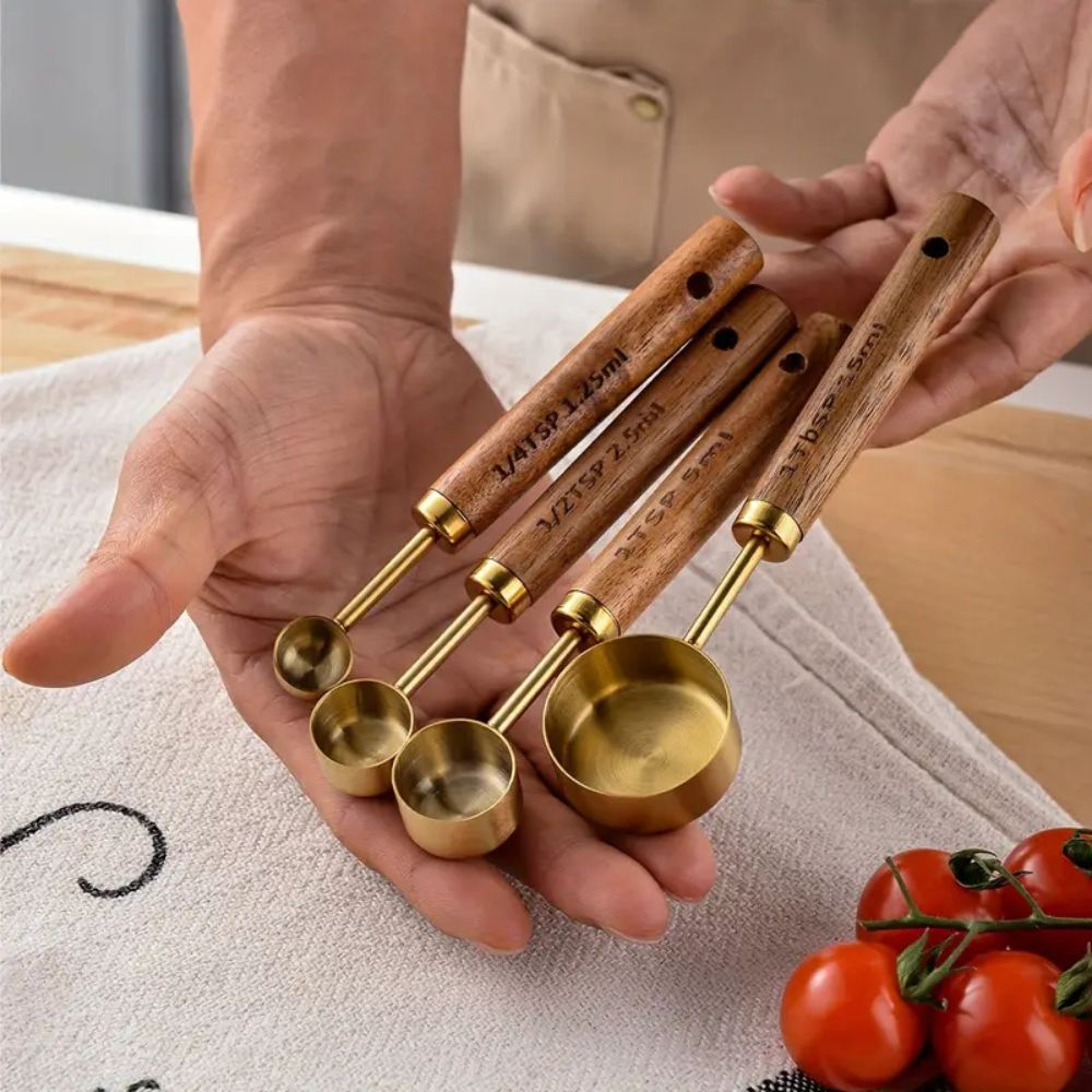 Stylish Stainless Steel Measuring Spoon Collection