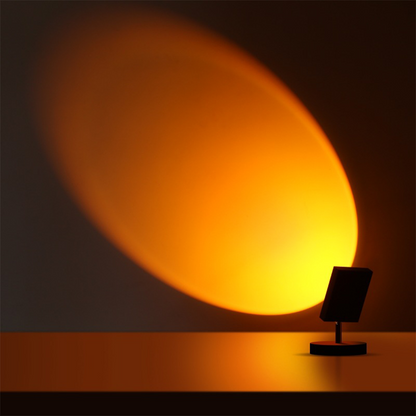 Decorative Table Lamp with Warm LED Sunset Ambient Light