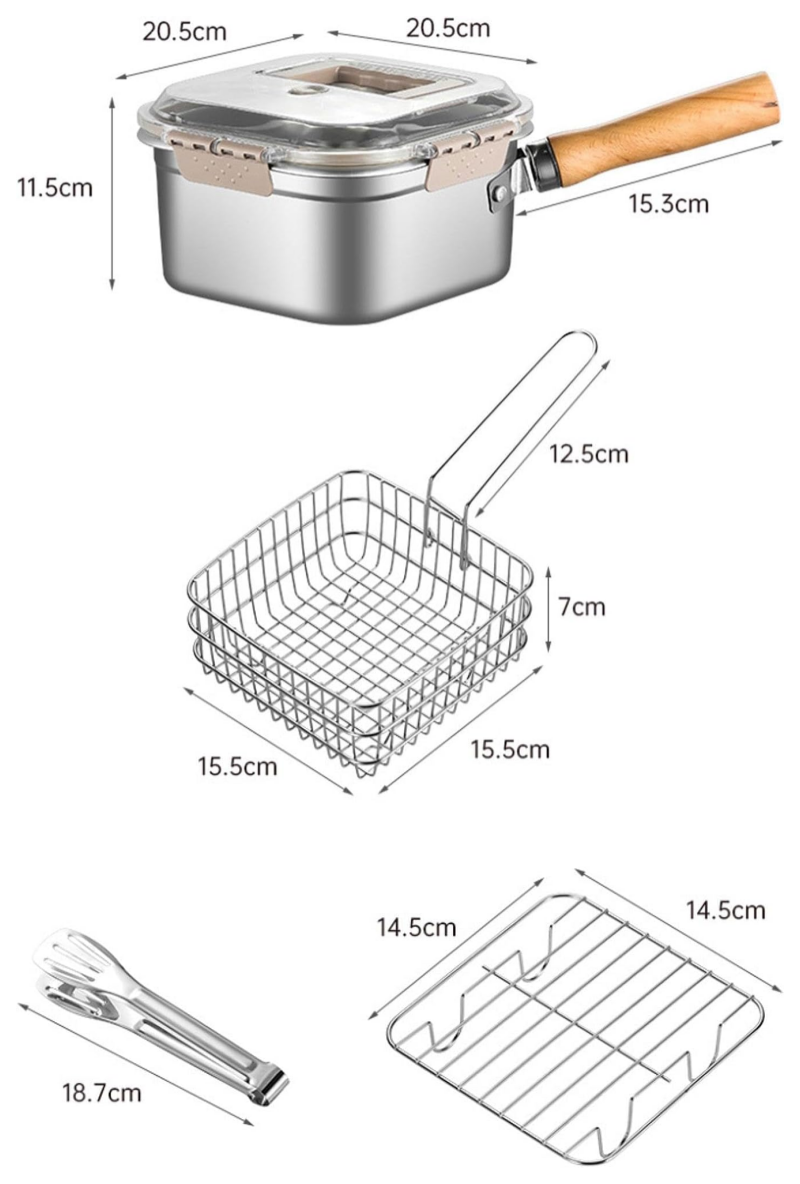 Smart Cooking Set for Efficient Space Saving and Quick Meal Prep