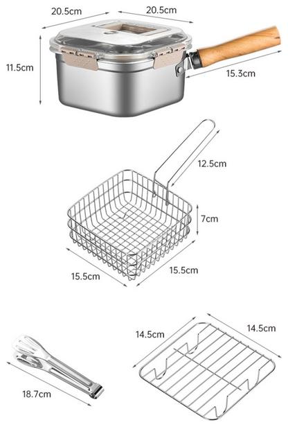Smart Cooking Set for Efficient Space Saving and Quick Meal Prep