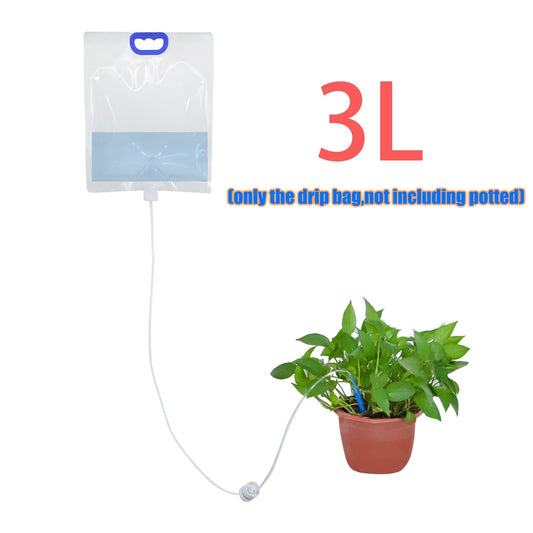 5L Irrigation Bag | Automatic Drip Watering System | Flow Control Included
