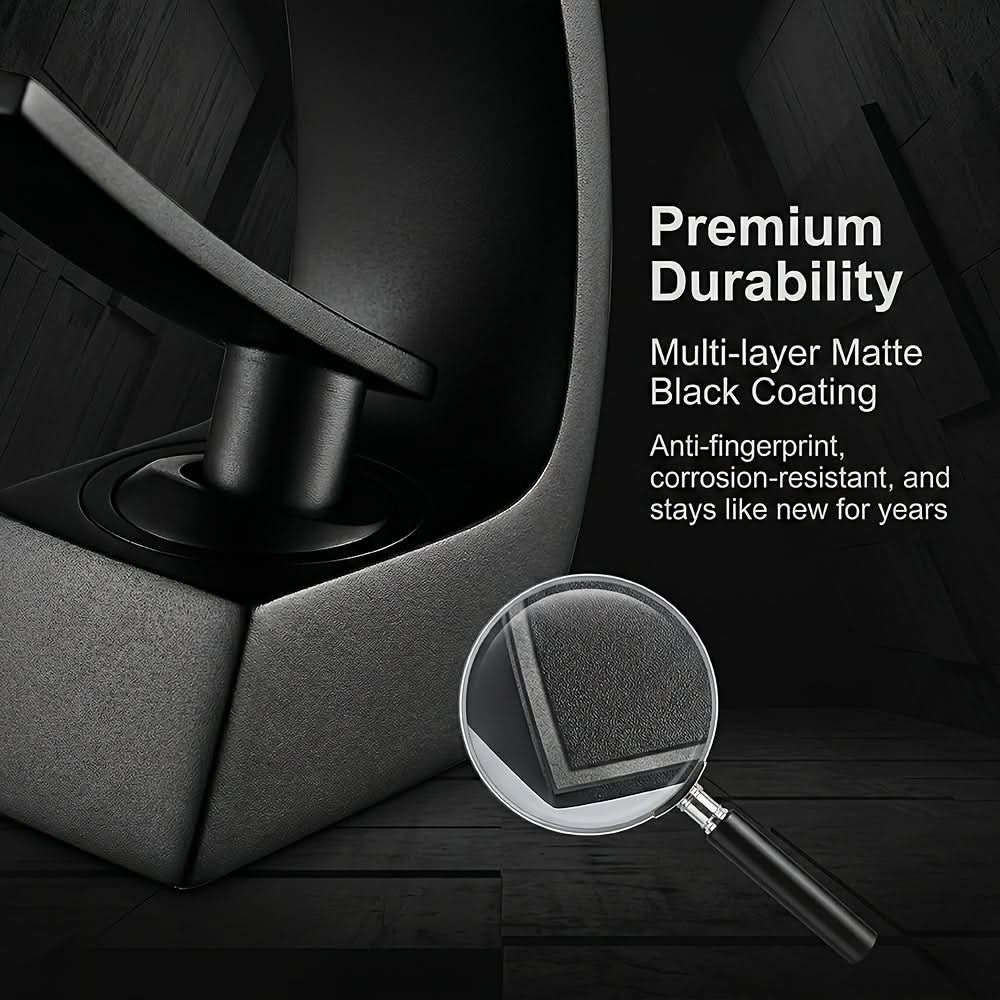 Black Brass Sink Faucet for Bathroom or Kitchen