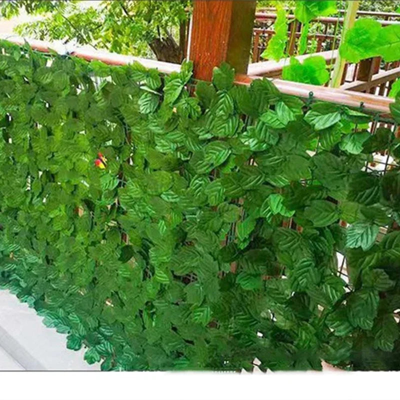 Artificial Green Hedge Panel for Privacy Fence | 1 m / 3 m