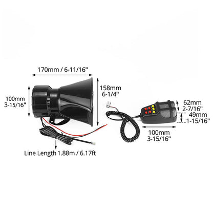 100W Vehicle Alarm System – Enhance Security and Control