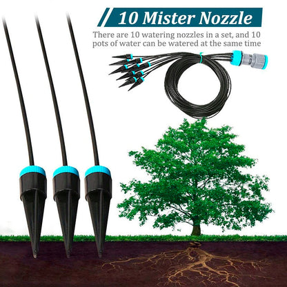 10-Piece Adjustable Drip Irrigation Set | Water-Saving System for Garden & Greenhouse