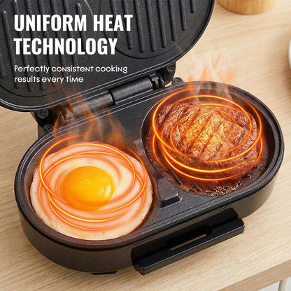 Double Breakfast Maker - Quickly Prepare Two Delicious Meals Every Morning