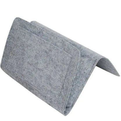 Multi-Pocket Felt Storage Organizer for Bed & Sofa