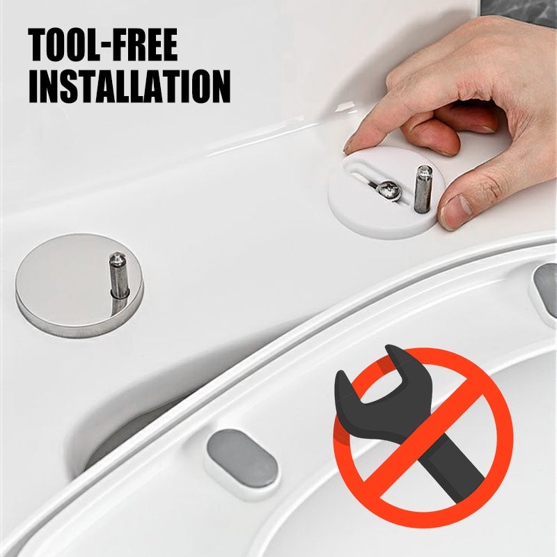 SecureFit Toilet Seat Installation Kit | Stainless Steel Covers