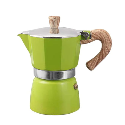 Classic Aluminium Espresso Maker for Stovetop & Outdoor Use