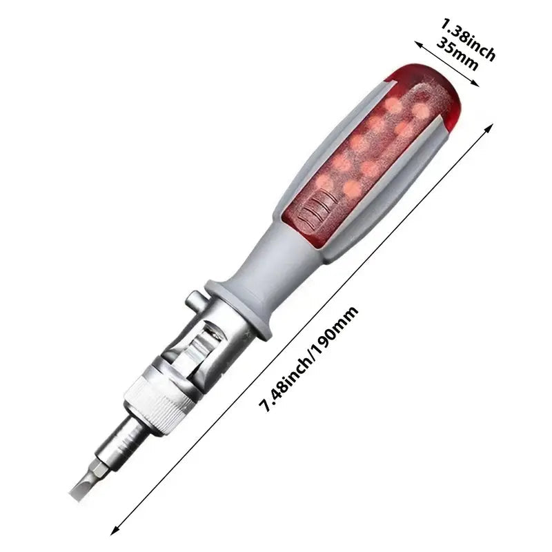 Versatile Precision Screwdriver Set with Adjustable Angle Head