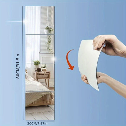 Acrylic Elegance Mirror Set – Shatterproof and Stylish Design