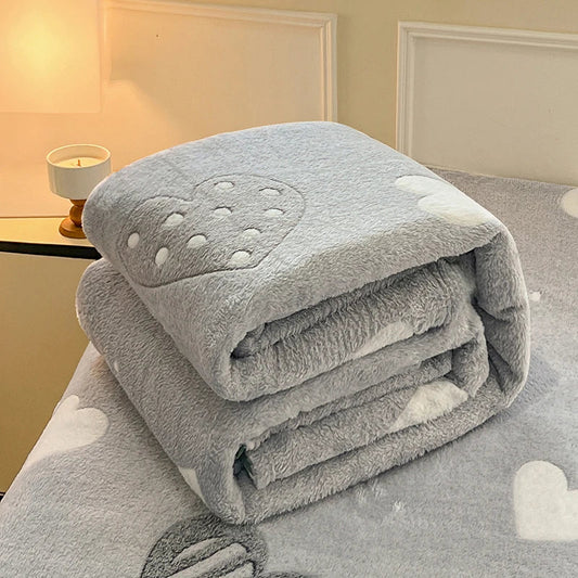 Snowflake Blanket | Soft Velvet Plush Throw | Lightweight & Skin-Friendly | Breathable & Versatile