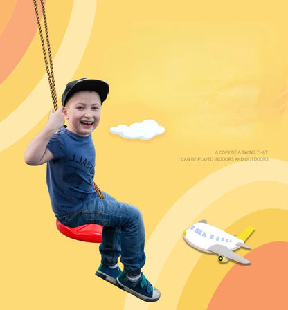 Children's Swing Plate | Adjustable Height | 27 cm Diameter | Indoor and Outdoor Use