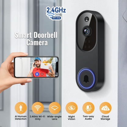 Smart Video Doorbell with Security Features