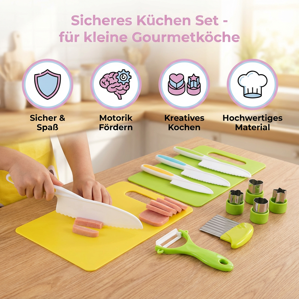 Safe Kitchen Set - Designed for Young Gourmet Chefs