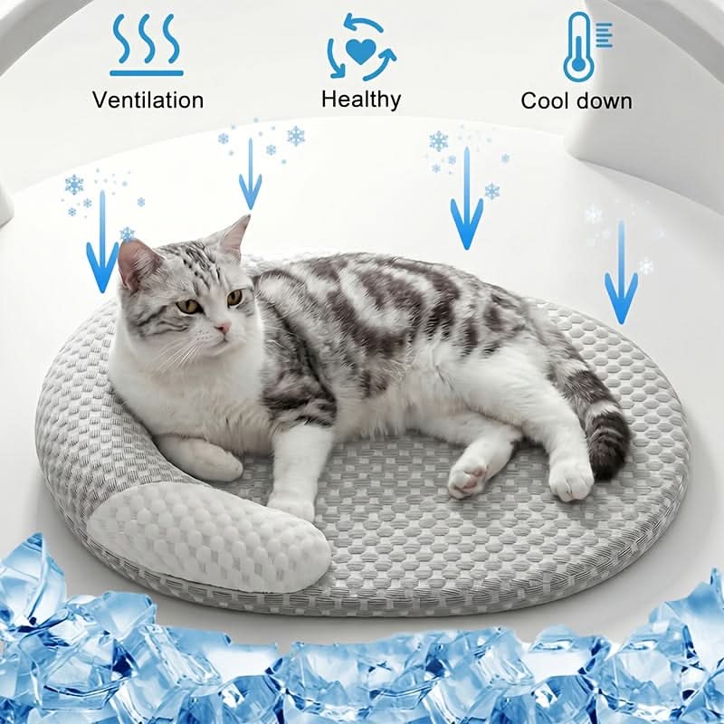 Round Pet Bed for Cooling Comfort