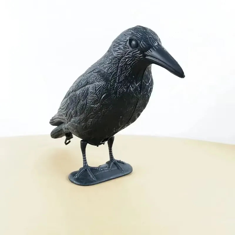35 cm Plastic Crow Decoy | Garden and Balcony Decoration