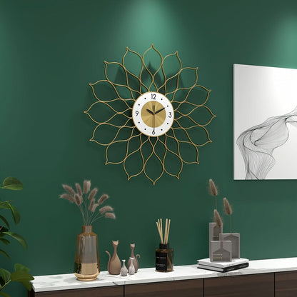 Modern Gold Wall Clock for Stylish Home Decor