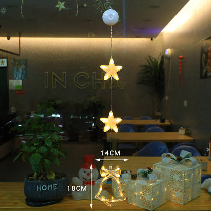 Christmas Window Lights with Suction Cup Attachment