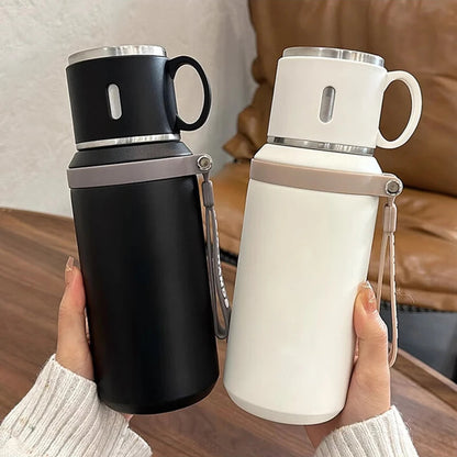 600ml Stainless Steel Travel Mug | Leak-Proof Thermos for Coffee & Tea