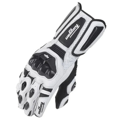 Carbon Motorcycle Gloves for Men | Waterproof & Windproof | Touchscreen | Genuine Leather | Suitable for Summer & Winter