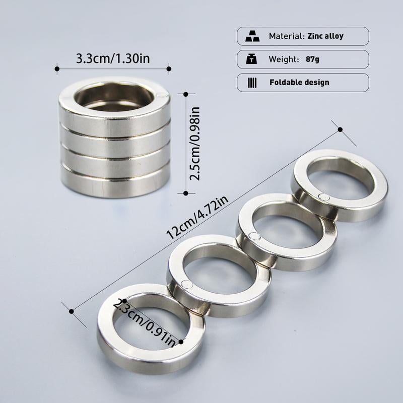 Four-Finger Trigger Ring - Folding Design