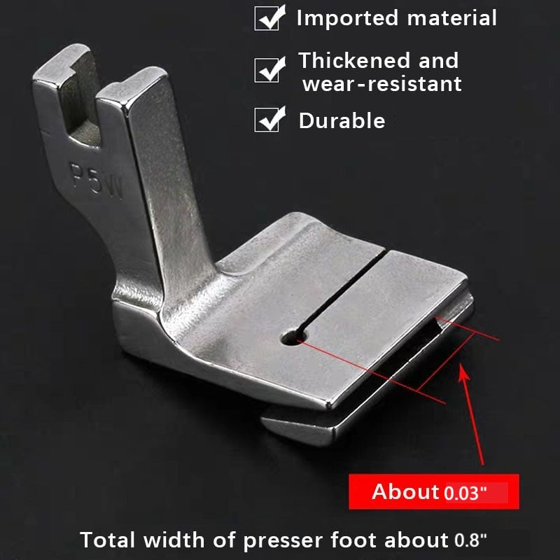 Precision Piping Foot for Seamless Edges and Pro Finishes