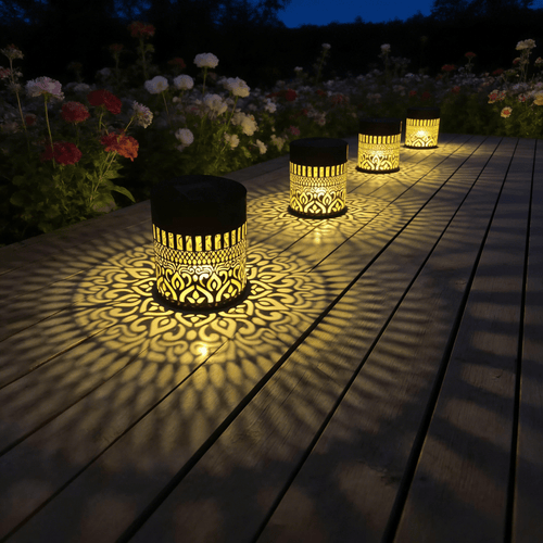 Solar Projection Light for Stylish Outdoor Atmosphere