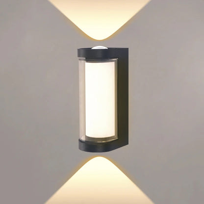 Contemporary Up/Down LED Wall Light | Waterproof IP65 | Aluminum | 17.5 × 12.5 × 10 cm