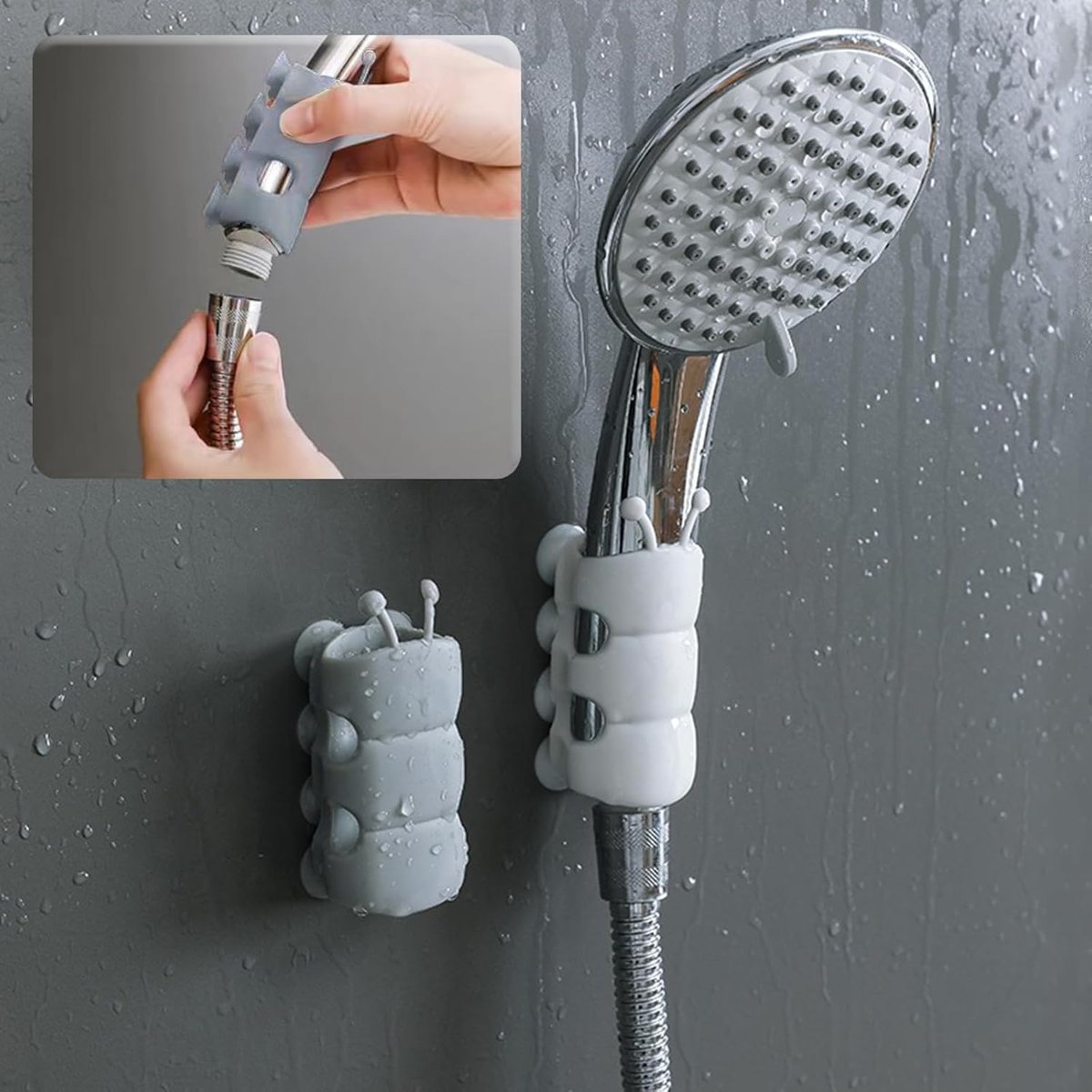FlexiMount Shower Holder – Effortless Control for Every User